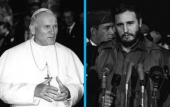 Thánh Gioan Phaolô 2 và chủ tịch Fidel Castro